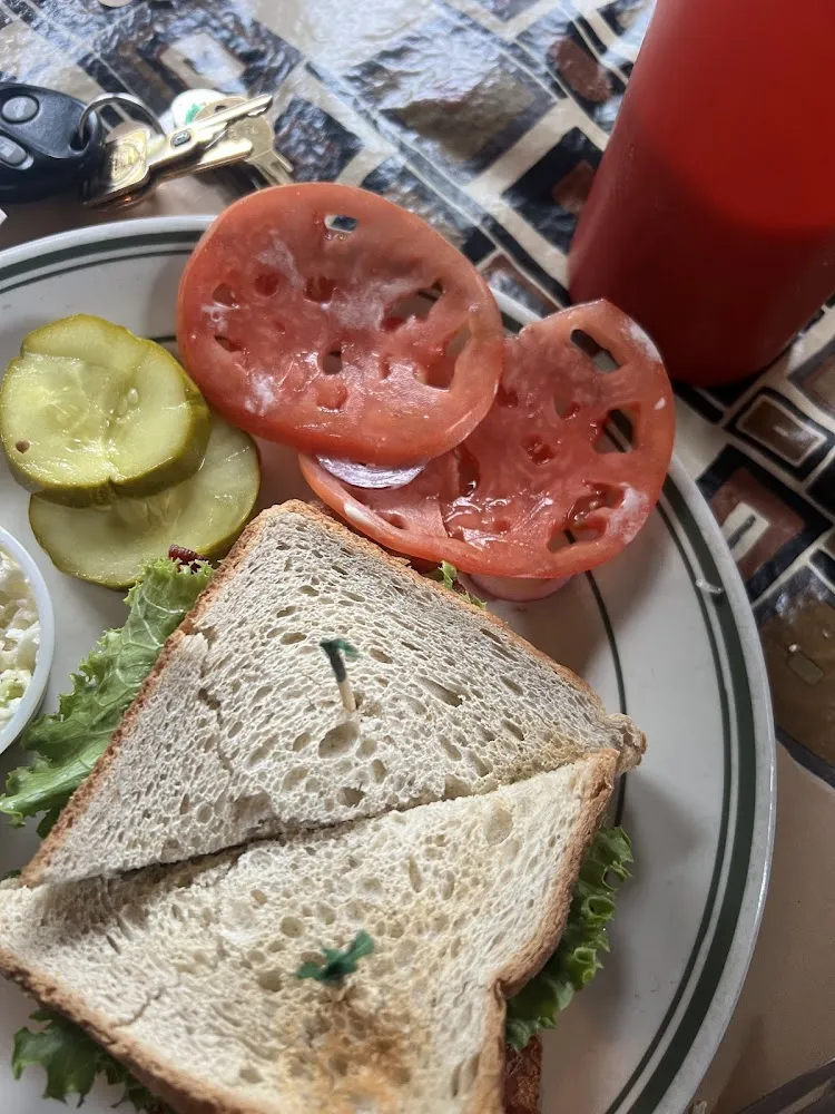 B L T Bacon Lettuce and Tomato Sandwich